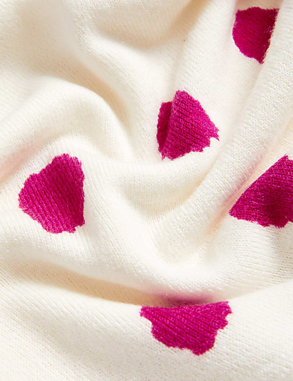 Supersoft Spot Print Crew Neck Jumper