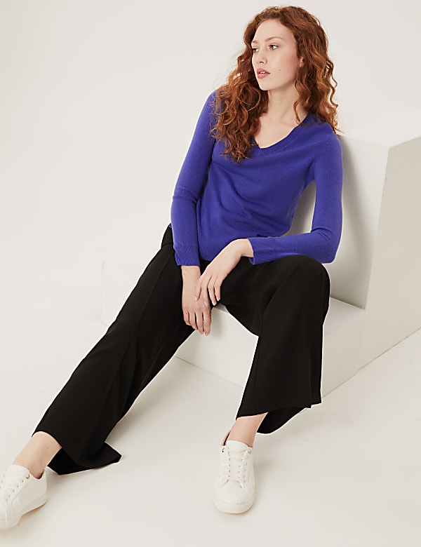 M&s v neck jumpers ladies clearance