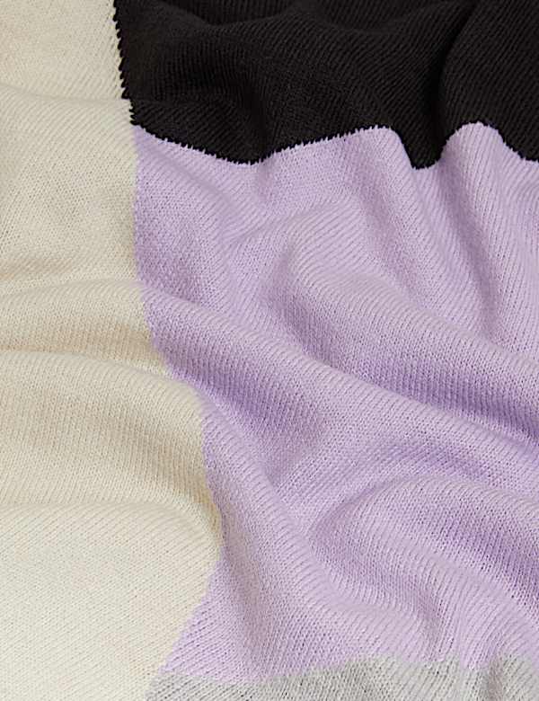 Supersoft Colour Block Crew Neck Jumper