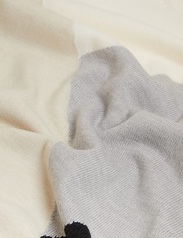 Supersoft Colour Block Crew Neck Jumper