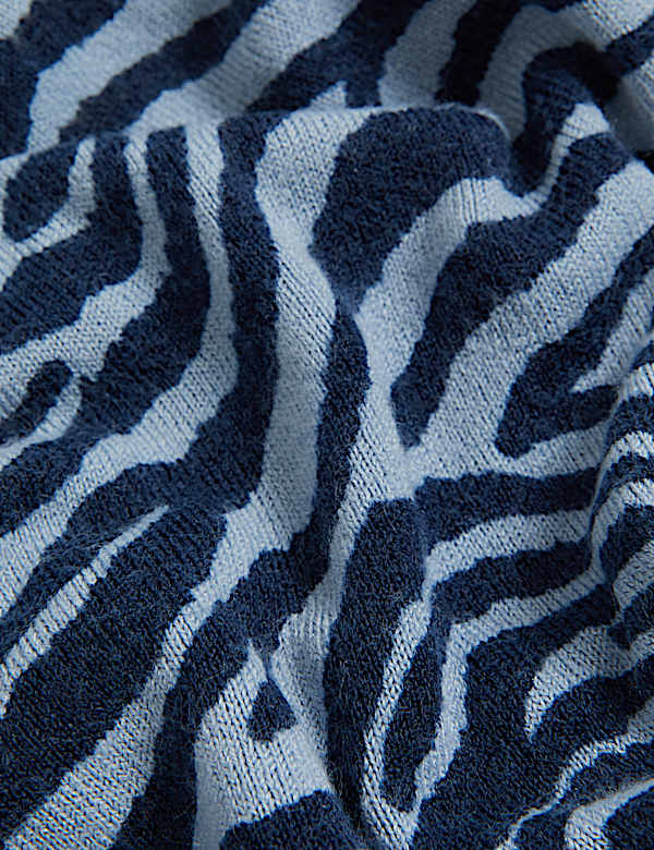 Supersoft Animal Print Crew Neck Jumper