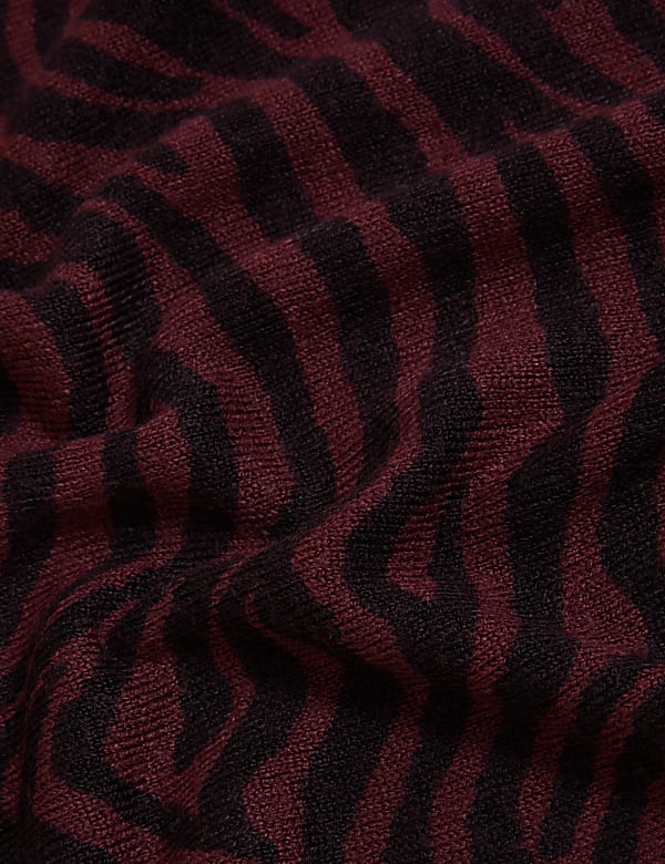 Supersoft Animal Print Crew Neck Jumper