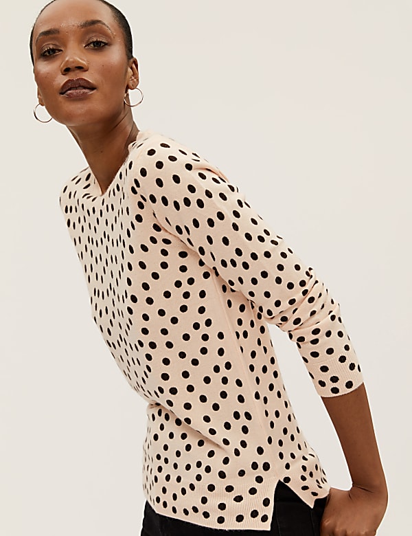 Supersoft Polka Dot Crew New Jumper