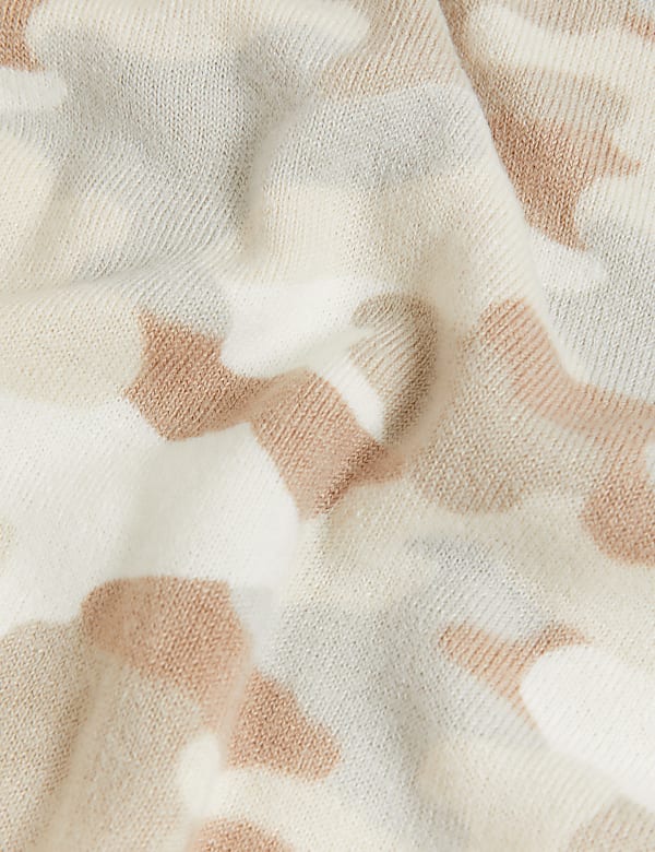 Supersoft Camo Crew Neck Jumper