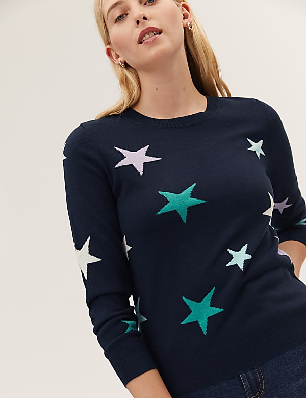 Supersoft Star Crew Neck Jumper