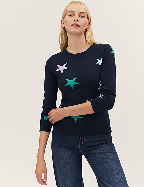 Supersoft Star Crew Neck Jumper