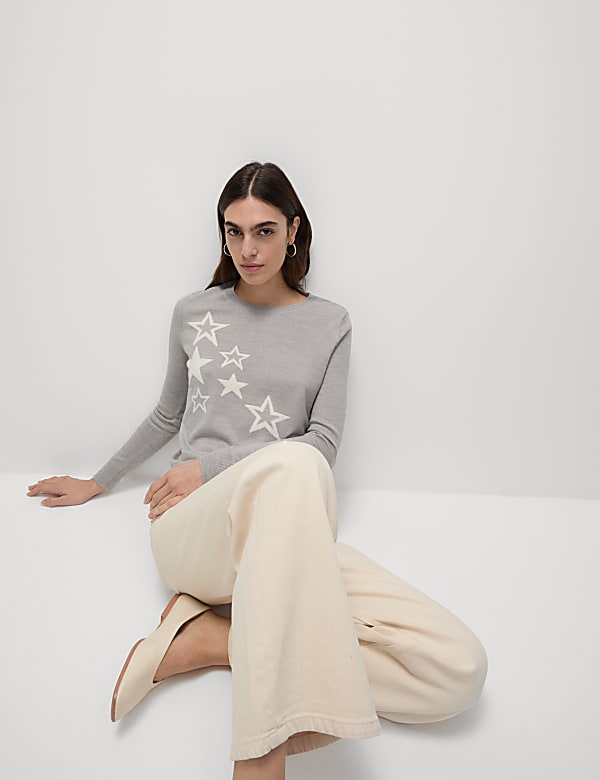 Star Crew Neck Jumper