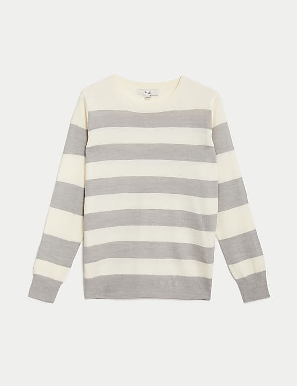 Supersoft Striped Crew Neck Jumper - VN