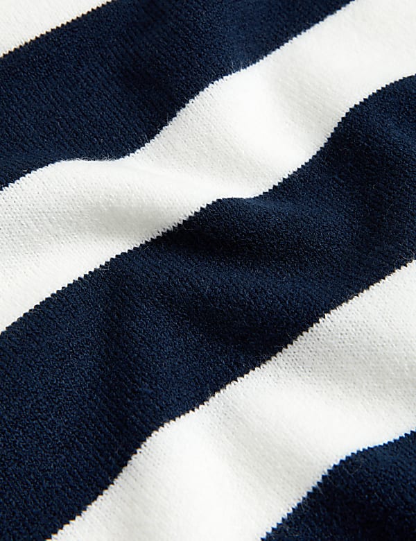 Supersoft Striped Crew Neck Jumper
