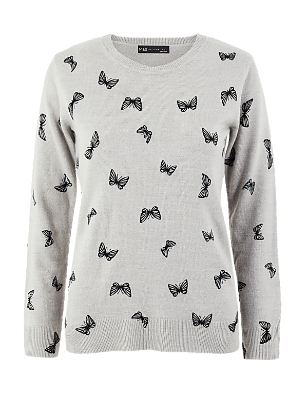 Butterfly Print Jumper