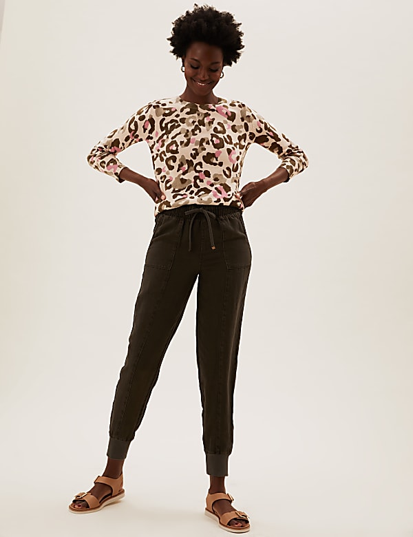 Supersoft Animal Print Crew Neck Jumper