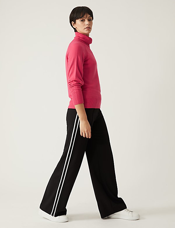 Supersoft Roll Neck Balloon Sleeve Jumper