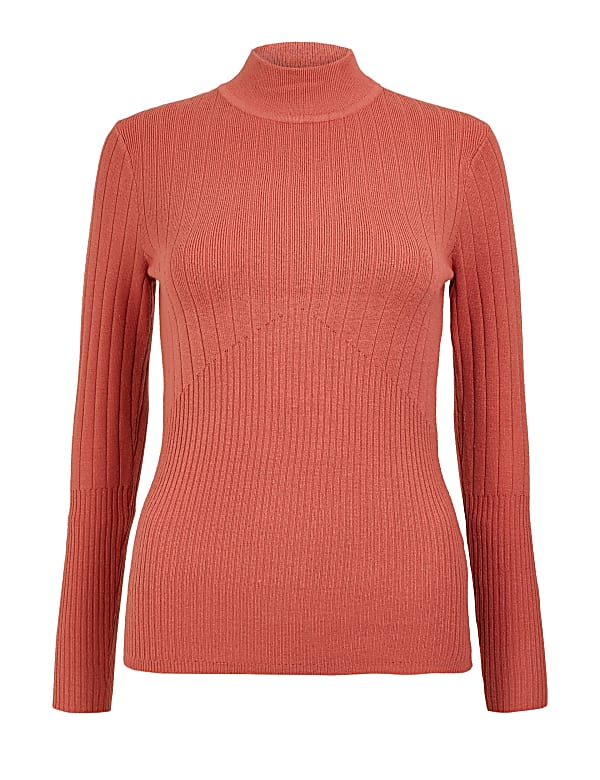 Ribbed Fitted Jumper