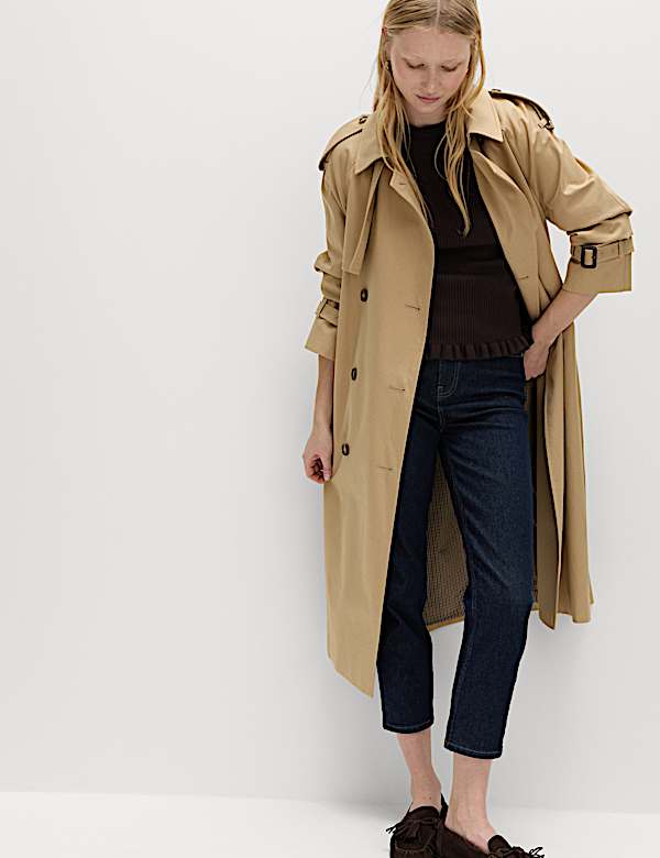 Ribbed Frill Detail Knitted Top - US