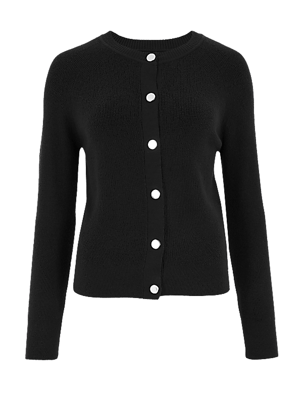 Buy Soft Touch Crew Neck Button Front Cardigan at Marks