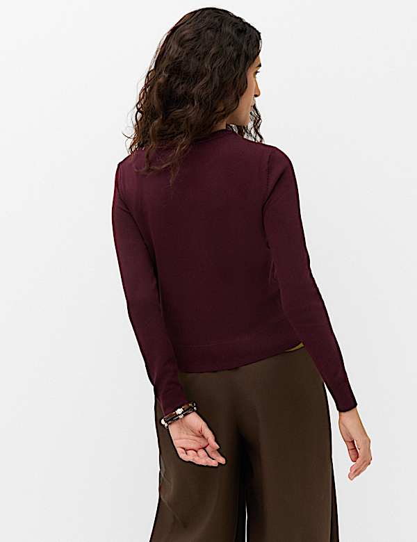 2 Pack Crew Neck Slim Fit Cardigan - KR