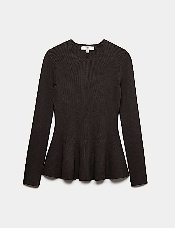 סריג ריב פפלום בגזרה צרה - IL