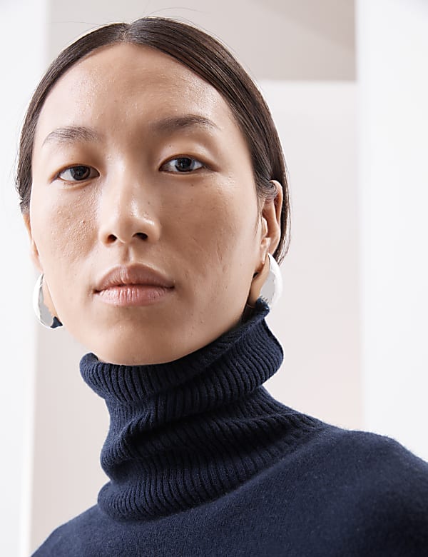 M&s cashmere roll neck store