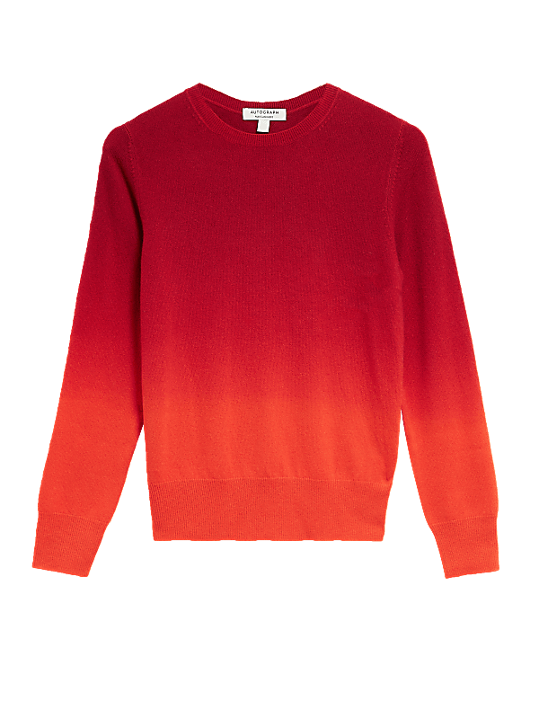 Pure Cashmere Ombre Crew Neck Jumper
