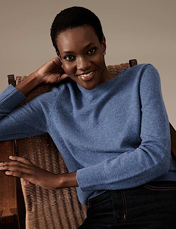 Pure Cashmere Crew Neck Jumper