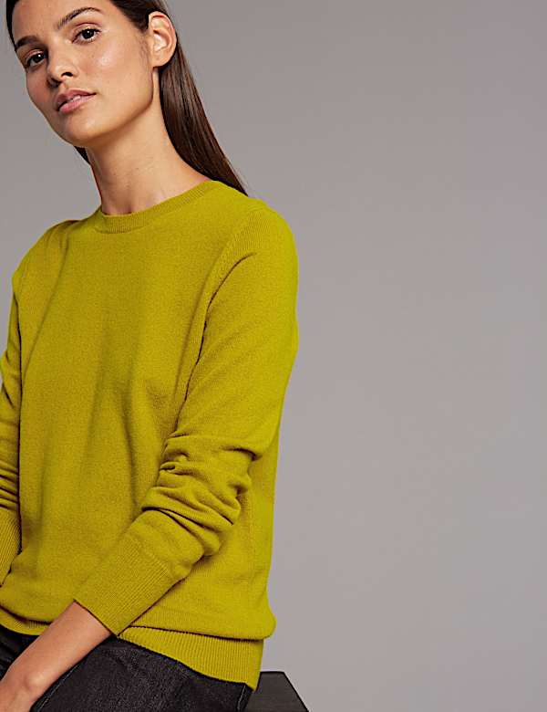 Pure Cashmere Crew Neck Jumper