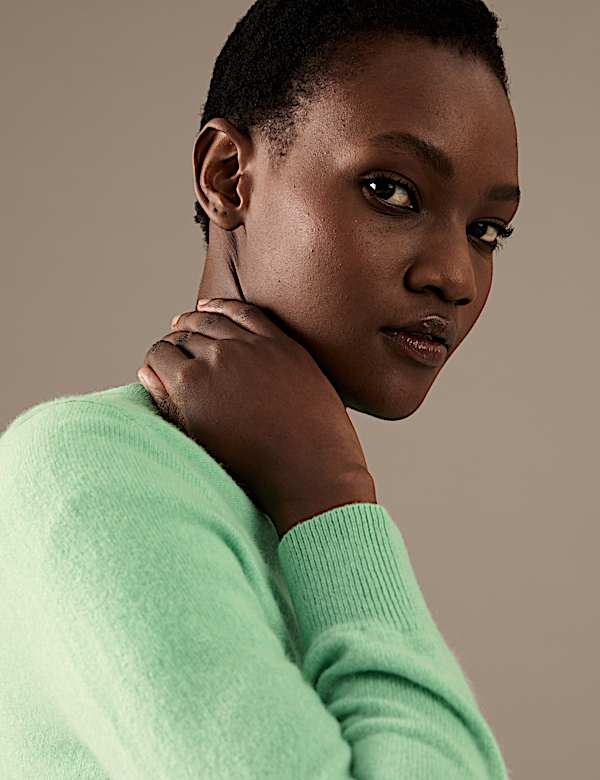 Pure Cashmere Crew Neck Jumper - JE