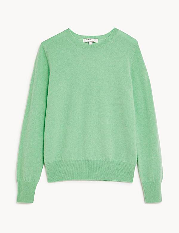 Pure Cashmere Crew Neck Jumper - JE