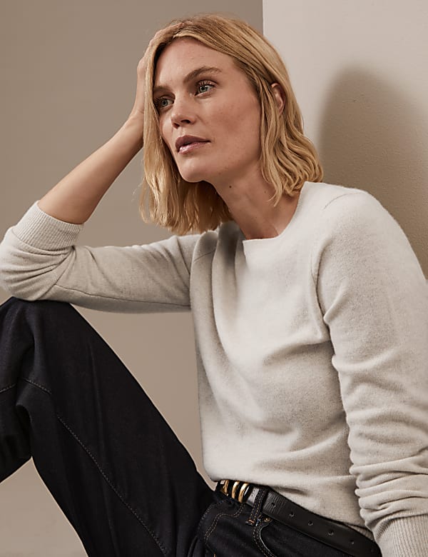 Pure Cashmere Crew Neck Jumper