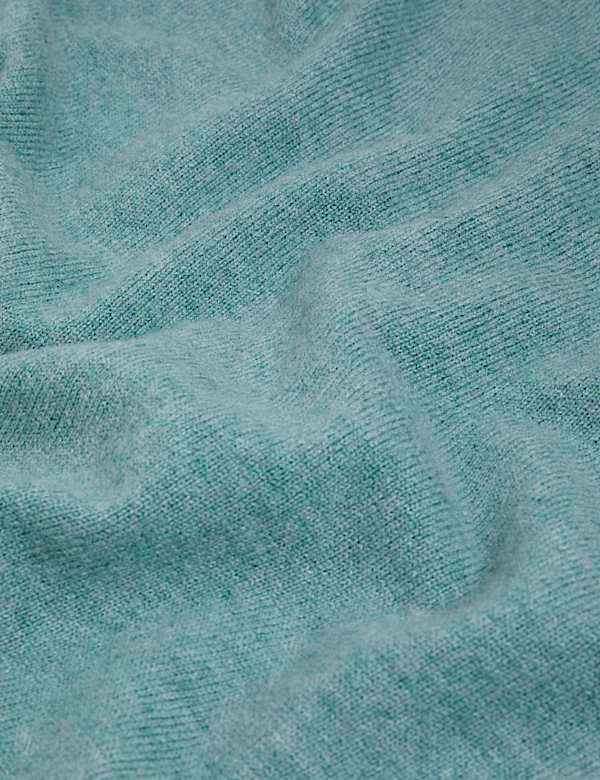 Pure Cashmere Crew Neck Cardigan