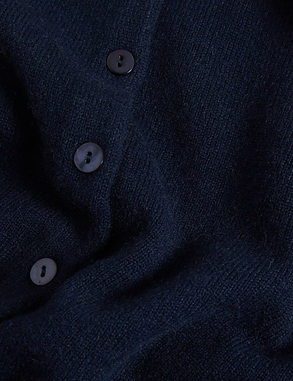 Pure Cashmere Crew Neck Cardigan - BE