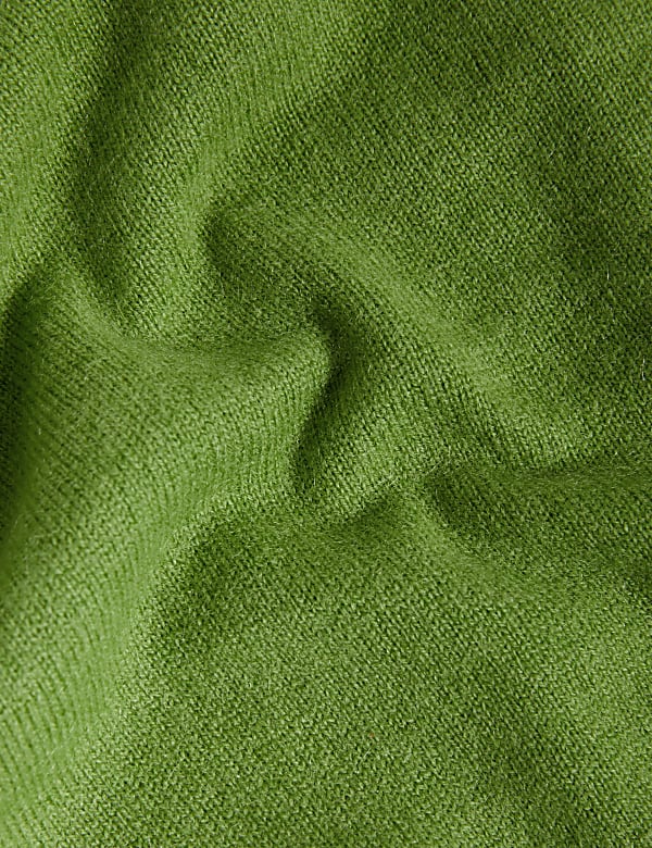Pure Cashmere Crew Neck Cardigan