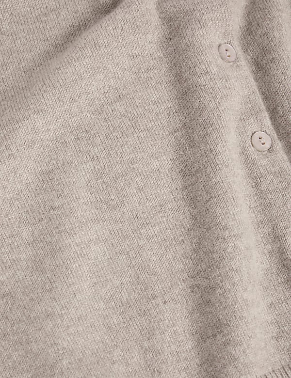 Pure Cashmere Crew Neck Cardigan