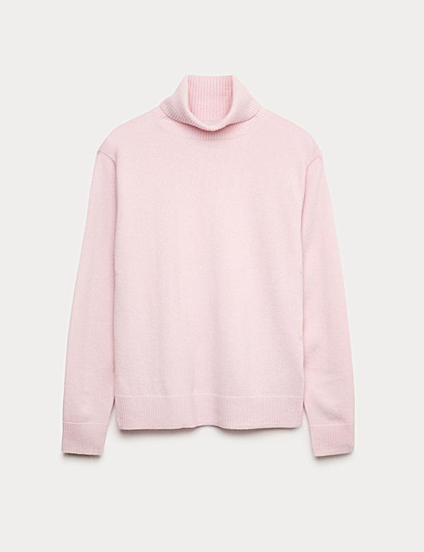 Pure Cashmere Roll Neck Jumper - EE