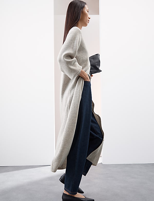 Merino Wool Rich Cardigan with Cashmere