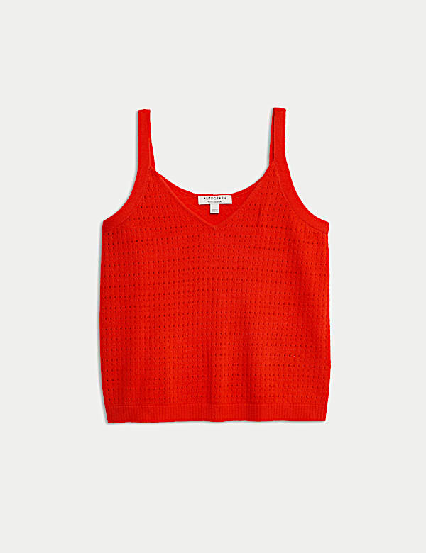 Camiseta interior de punto de lana merino con cachemira - ES