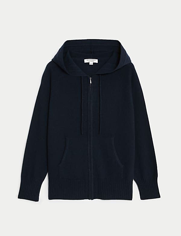 Pure Cashmere Knitted Relaxed Hoodie - TW
