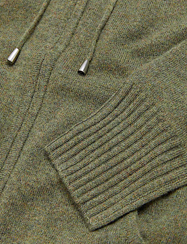 Pure Cashmere Knitted Relaxed Hoodie