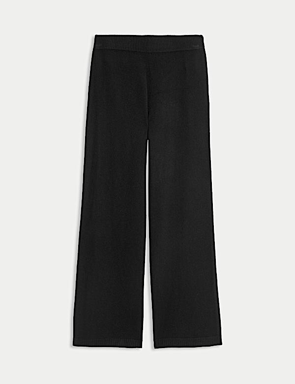 Pure Cashmere Wide Leg Trousers - ES
