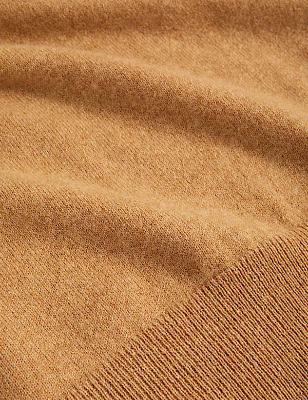 Pure Cashmere Collared Relaxed Jumper