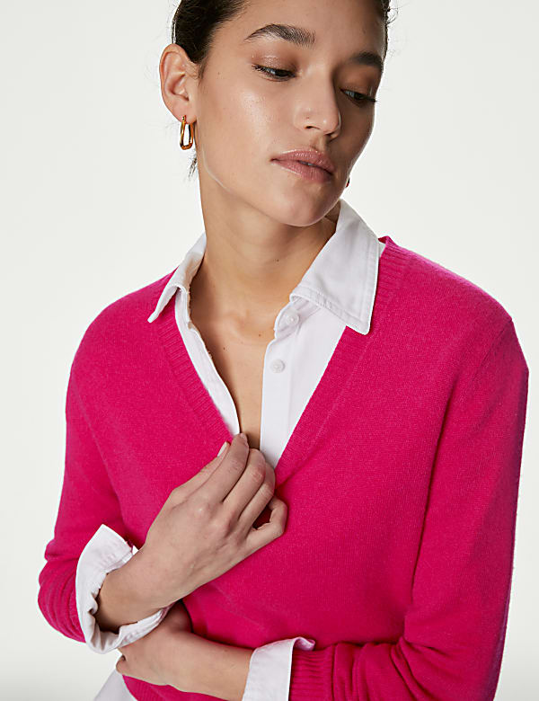 Pure Cashmere V-Neck Jumper