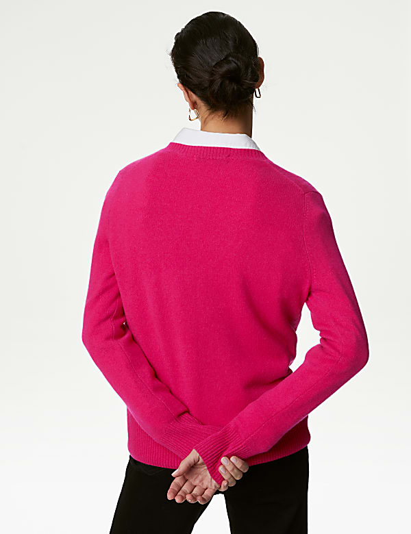 Pure Cashmere V-Neck Jumper
