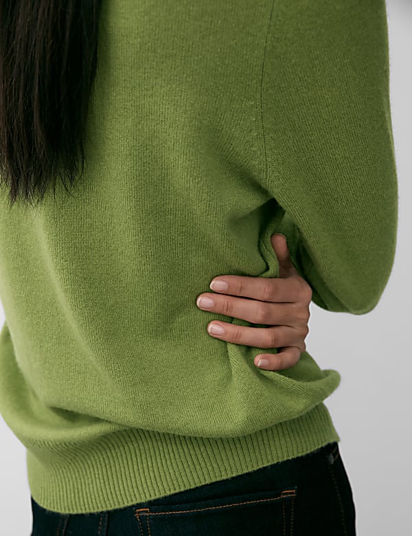 Pure Cashmere V-Neck Jumper