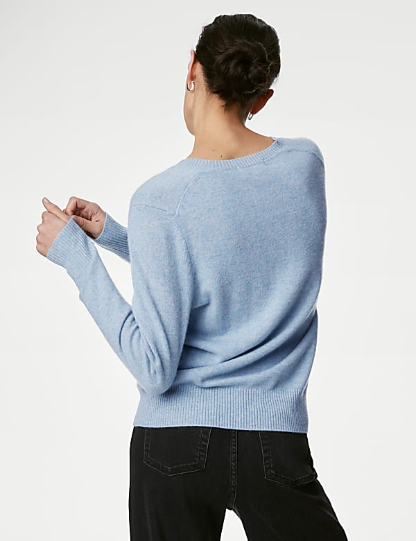 Pure Cashmere V-Neck Jumper