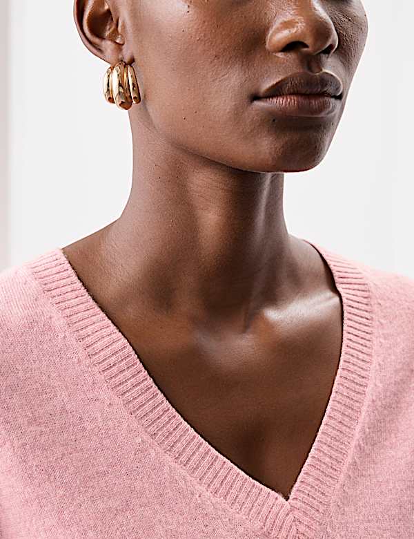 Pure Cashmere V-Neck Jumper - PT