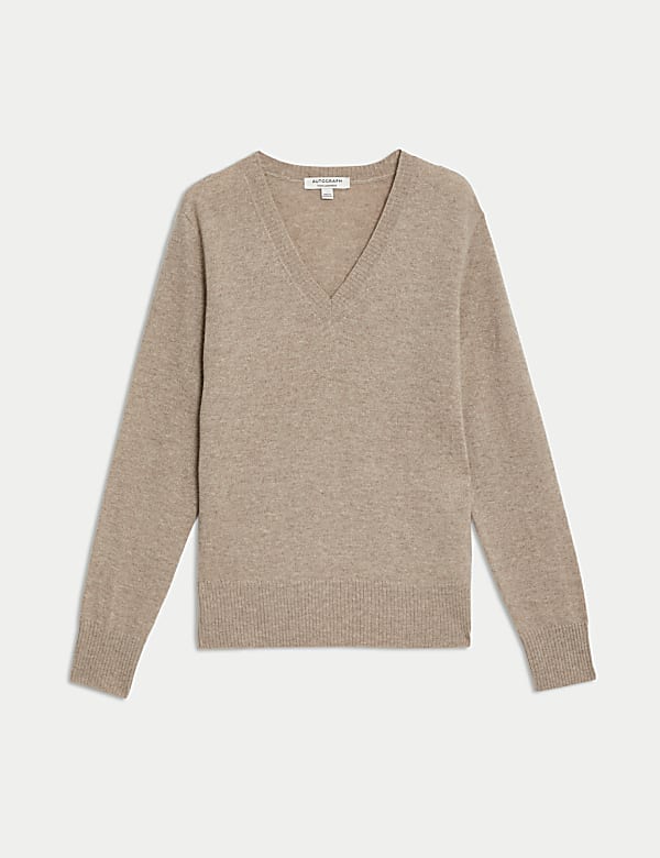 Pure Cashmere V-Neck Jumper - FR
