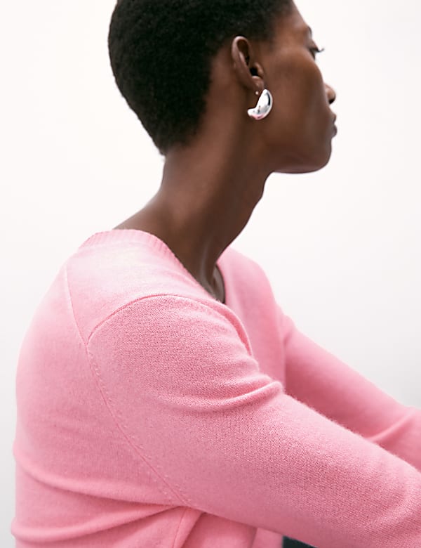 Pure Cashmere V-Neck Jumper