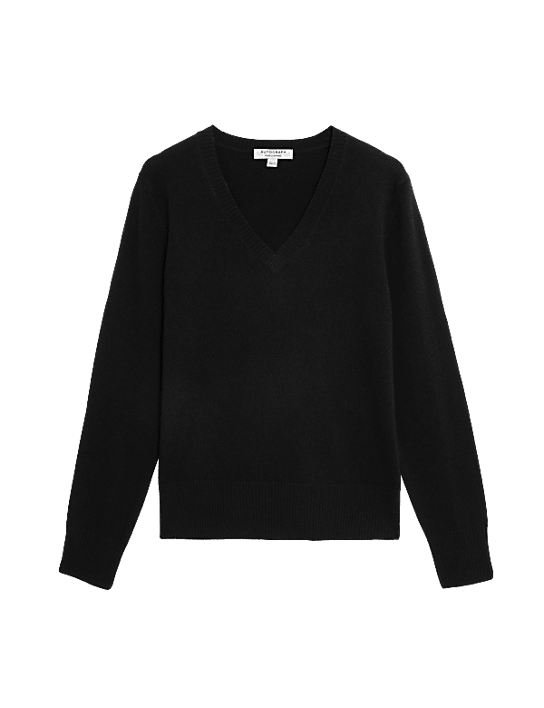 Pure Cashmere V-Neck Jumper