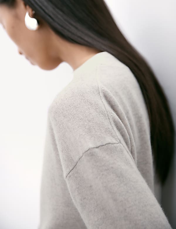 Pure Cashmere V-Neck Button Front Cardigan - KG