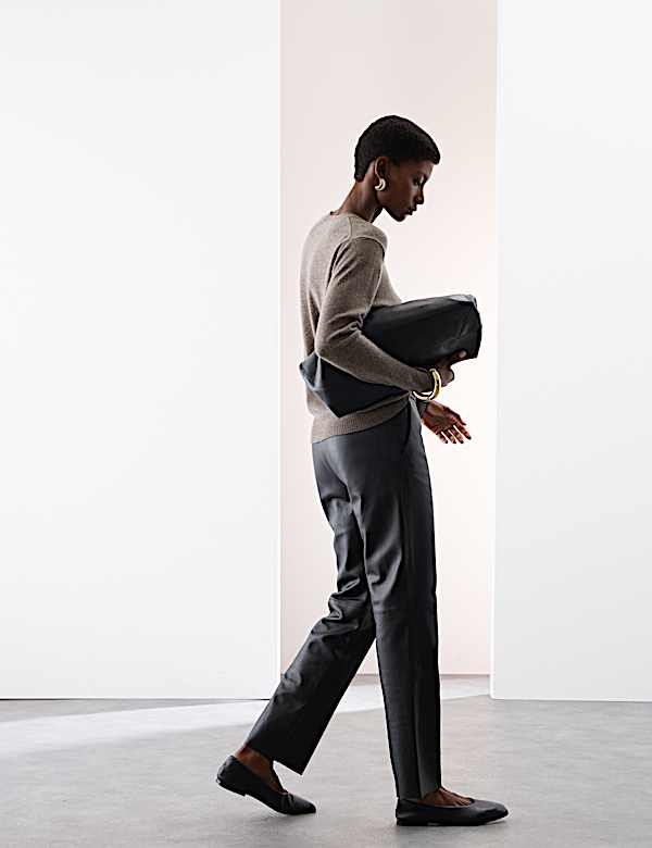 Pull 100 % cachemire à col rond - FR