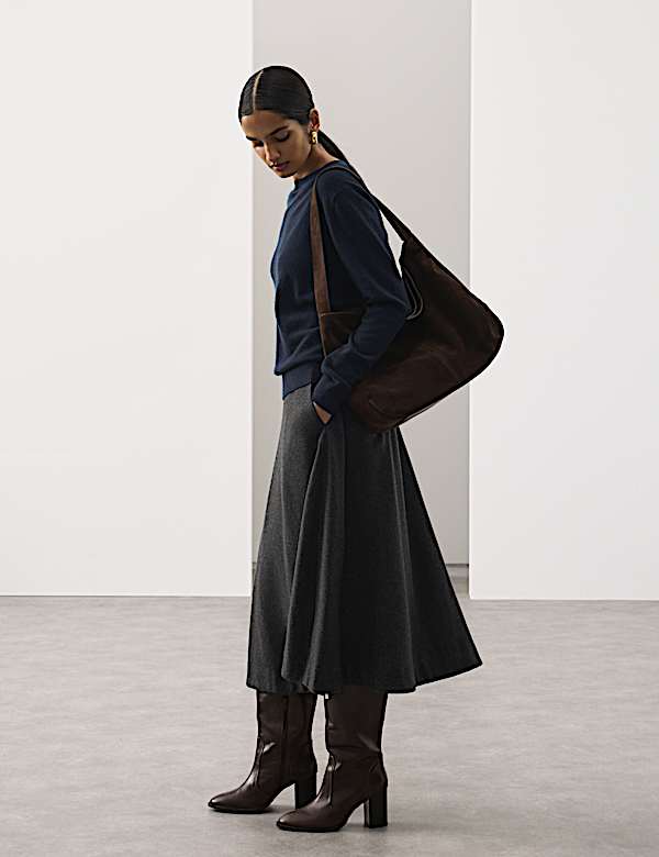 Pure Cashmere Crew Neck Jumper - DE